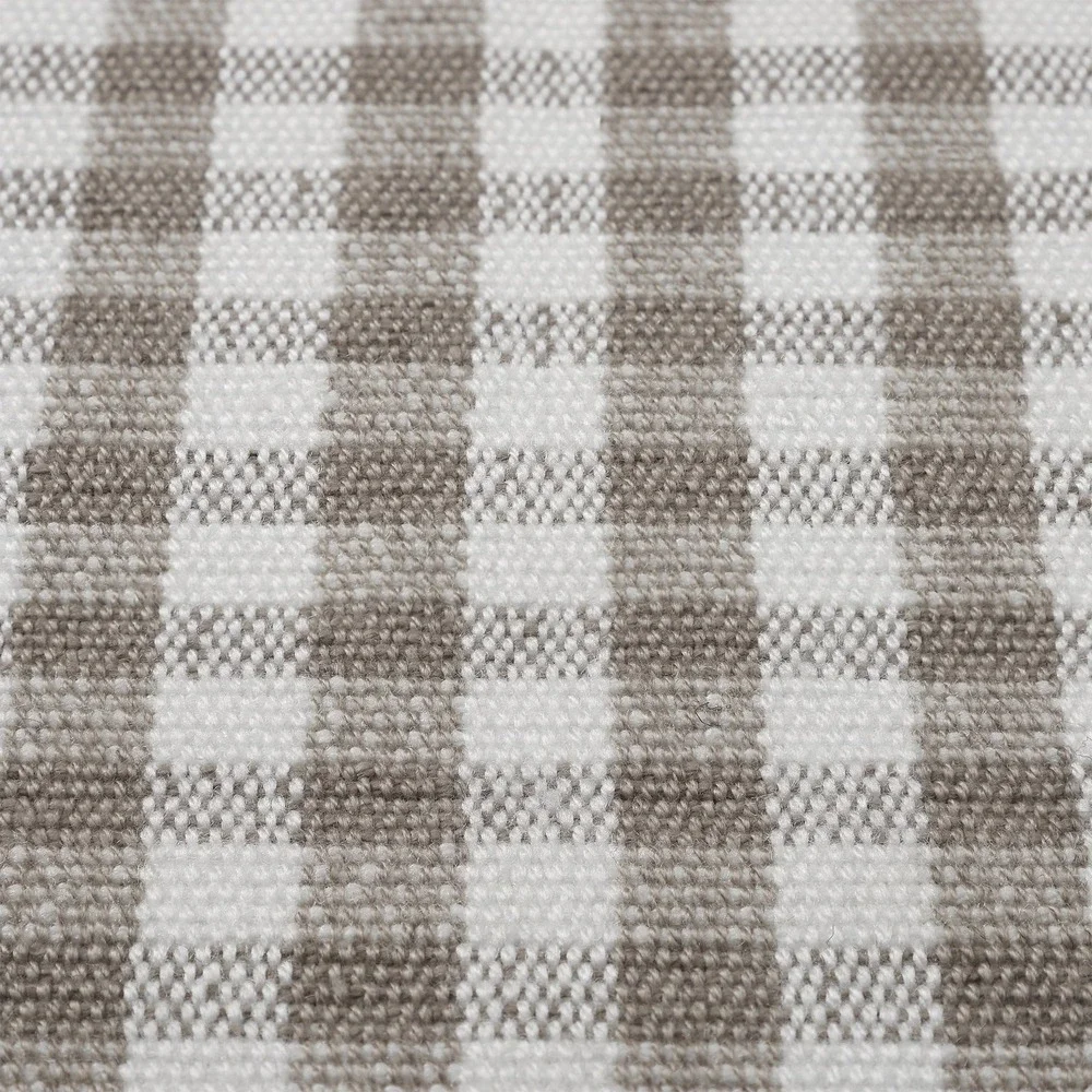 My Texas House taupe gingham